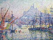 Paul Signac marseilles oil